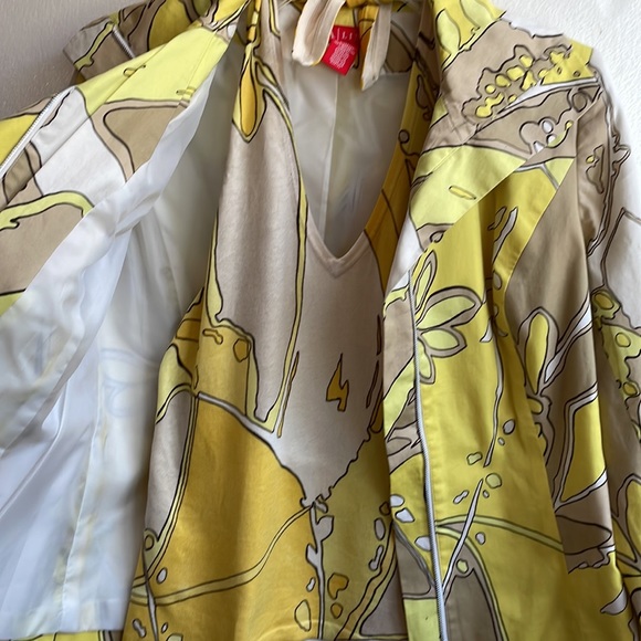 A Line vintage retro zip front cropped jacket & matching knit halter top size 6 - Picture 14 of 15